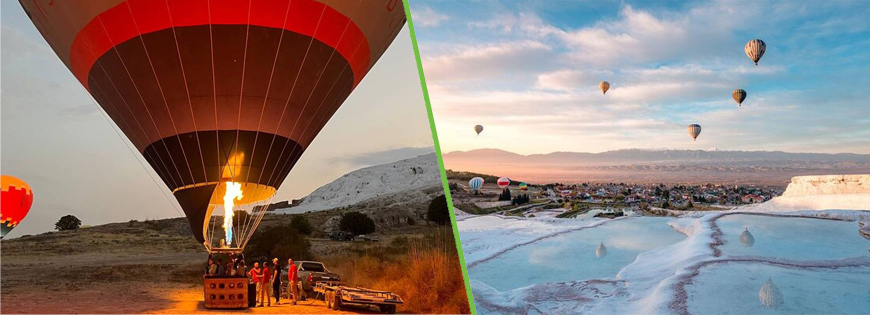 pamukkale balloon ride trip from fethiye and oludeniz
